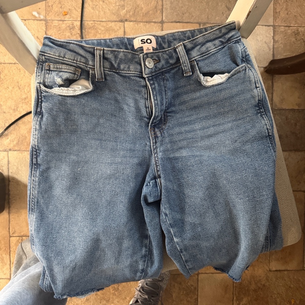 SO Light Blue Denim Shorts